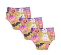 Potty Training Underwear Pants Cute Pink Pumpkin Ghosts for Halloween