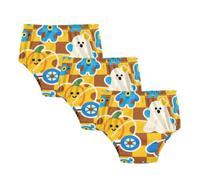 Potty Training Underwear Set Happy Halloween Dog Monsters Checkered