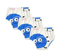 Potty Training Undies Cartoon Cute Blue Monsters Boxers Underwear