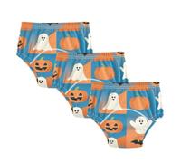 Potty Training Undies Halloween Orange Ghosts Pumpkin Trainer Underwear