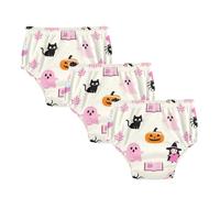 Potty Training Undies Halloween Pumpkins Ghosts Pink Training Panties