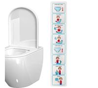 Potty Training Visual Aid, Toilet Training Sticker Chart, Special Education Classroom Routine Chart, Teach Kids to Use Toilet, Visual Timetable Chart Sticker for Autistic Children