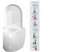 Potty Training Visual Chart, Waterproof Adhesive Toilet Schedule