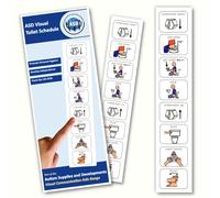 Potty Training Visual Schedule for Autism, Toilet Routine Aid (English)