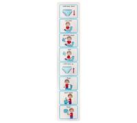 Potty Training Visual Schedule - Toilet Training Chart, Stepwise Reward System | Step By Step Sticker System, Colourful Durable Design For Children, Special Needs, Home, School & Bathroom Routine
