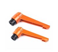 POTUBI 1PC M4 M5 M6 M8 M10 M12 M16 Orange Colour Clamping Lever Machinery Adjustable Handle Locking External Male Thread Knob(Screw M12x25mm)(Nut M10)