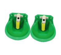 POTUBI Cat Bowl,2pcs Alloy Cat Water Fountain Plastic Drinking Bowl Sheep Drinking Fountain Sheep