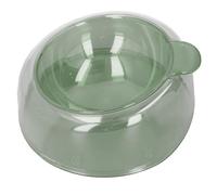 POTUBI Dog Bowl,Tilted Angle Bulldog Bowl Dog Feeder, Slanted Cat Food Dish 500ml Transparent Detachable Stand Enhanced Health Non Skid Spill Easier to Reach for Home Indoor (Pink)(Green)