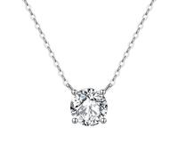 POTUBI Sparkling Real Diamond Necklaces for Women 925 Sterling Silver AAAA Grade Cubic Zirconia Dainty Choker Necklace for Women Mom Wife Girlfriend Fashion Jewelry(Platinum)