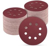 POTUINOM 100PCS 5 Inch Sanding Discs 800 Grit Sandpaper for Orbital Sander