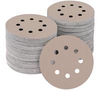 POTUINOM 100PCS 5 inch Silicon Carbide Sanding Discs, Wet Dry Orbital Sander Hook and Loop Sandpaper 7000 Grit, Best for Metal, Automotive Sanding