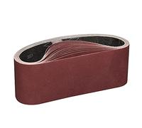 POTUINOM 3 x 21 Inch Sanding Belts, 12 Pack Aluminum Oxide Belt Sander Belts 180 Grits,Best for Sanding Wood,Metal and Paint