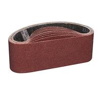 POTUINOM 3x21 Inch Sanding Belts 80 Grit 10 Pack for Belt Sander