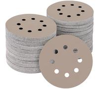 POTUINOM 50PCS 5 inch Silicon Carbide Sanding Discs 3000 Grit, Wet Dry Orbital 5 Sander Hook and Loop Sandpaper Disc Ultra Fine Grit, Best for Metal,Automotive Precision Polishing