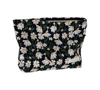 Pouch Bag Zipper Makeup Bag Women Girls Makeup Storage Travel Make It up (BK2, 24X20X5CM)
