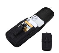 Pouch for Belt,Cell Phone Money Flashlight Carrier - Oxford Running Pouch with Carabiner | for Men Elderly Electrician Running Travel Camping Hiking Fishing Gym Walking