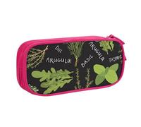 Pouch For School Office Supplies Basil Thyme Dill & Rosemary Big Capacity Pen Case Large Capacity Pencil Bag For Students Stationery Pouch Pencil Box Desk Organizer With Smooth Zipper Portable Pencil