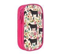 Pouch For School Office Supplies Big Capacity Cattle Farm Sanctuary Pen Case Large Capacity Pencil Bag For Students Stationery Pouch Pencil Box Desk Organizer With Smooth Zipper Portable Pencil