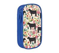 Pouch For School Office Supplies Big Capacity Cattle Farm Sanctuary Pen Case Large Capacity Pencil Bag For Students Stationery Pouch Pencil Box Desk Organizer With Smooth Zipper Portable Pencil