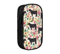 Pouch For School Office Supplies Big Capacity Cattle Farm Sanctuary Pen Case Large Capacity Pencil Bag For Students Stationery Pouch Pencil Box Desk Organizer With Smooth Zipper Portable Pencil