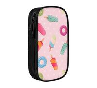 Pouch For School Office Supplies Big Capacity Many Colored Ice Cream Pen Case Large Capacity Pencil Bag For Students Stationery Pouch Pencil Box Desk Organizer With Smooth Zipper Portable Pencil