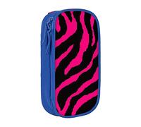 Pouch For School Office Supplies Big Capacity Zebra Tiger Leopard Pink Pen Case Large Capacity Pencil Bag For Students Stationery Pouch Pencil Box Desk Organizer With Smooth Zipper Portable Pencil