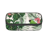 Pouch For School Office Supplies Couple Parrots Olive Big Capacity Pen Case Large Capacity Pencil Bag For Students Stationery Pouch Pencil Box Desk Organizer With Smooth Zipper Portable Pencil