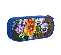 Pouch For School Office Supplies Flower Diamond Painting Big Capacity Pen Case Large Capacity Pencil Bag For Students Stationery Pouch Pencil Box Desk Organizer With Smooth Zipper Portable Pencil