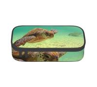 Pouch For School Office Supplies Lord Howe Island Sea Turtle Big Capacity Pen Case Large Capacity Pencil Bag For Students Stationery Pouch Pencil Box Desk Organizer With Smooth Zipper Portable Pencil