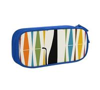 Pouch For School Office Supplies Mid-Century Modern Art Cat Big Capacity Pen Case Large Capacity Pencil Bag For Students Stationery Pouch Pencil Box Desk Organizer With Smooth Zipper Portable Pencil