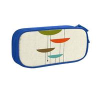 Pouch For School Office Supplies Mid Century Modern Prints Big Capacity Pen Case Large Capacity Pencil Bag For Students Stationery Pouch Pencil Box Desk Organizer With Smooth Zipper Portable Pencil