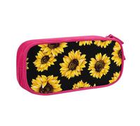 Pouch For School Office Supplies Spring Sunflowers Flowers Big Capacity Pen Case Large Capacity Pencil Bag For Students Stationery Pouch Pencil Box Desk Organizer With Smooth Zipper Portable Pencil