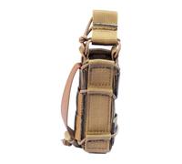 Pouch | Nylon Belt Buckle Case with Larger Capacity | Versatile Belt Tool Case, Pocket for Outdoor, Equestrian, Mud Color, Se référer au descriptif, Refer to description