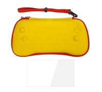 Pouch Shocking Storage Case Organizer with Tempered Glass Screen Protector for RG557 Game Console
