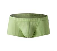 Pouch Supportive Mens Boxer Shorts, Crafted for Comfort and Style in Mind (L Green)