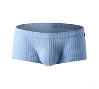 Pouch Supportive Mens Boxer Shorts, Crafted for Comfort and Style in Mind (M Blue)