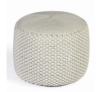 Pouf Stool Medium Indoor / Outdoor Weishäupl Sand - WEISHAEUPL OA002114