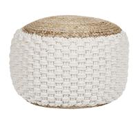 Pouffe AIZA Cotton White