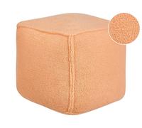 Pouffe ALIPUR Boucle Orange