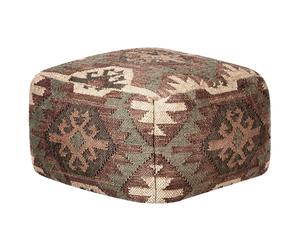 Pouffe ARVEN Jute Multicolour