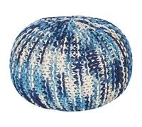 Pouffe CONRAD Cotton Blue