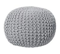 Pouffe CONRAD Cotton Light Grey