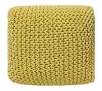Pouffe CONRAD Cotton Yellow