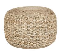 Beliani Pouffe DINNI Jute Beige
