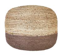 Beliani Pouffe DUKI Jute Brown