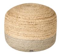 Beliani Pouffe DUKI Jute Taupe, Brown