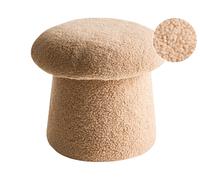 Pouffe EUFAULA Boucle Beige