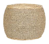 Beliani Pouffe HAIPHONG Seagrass Beige