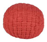 Beliani Modern Pouffe Hopa Velvet Red