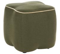 Beliani Pouffe JUNO Fabric Green, Green